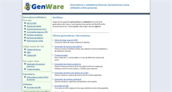 Desktop Screenshot of genware.es