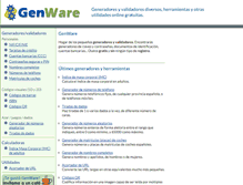 Tablet Screenshot of genware.es